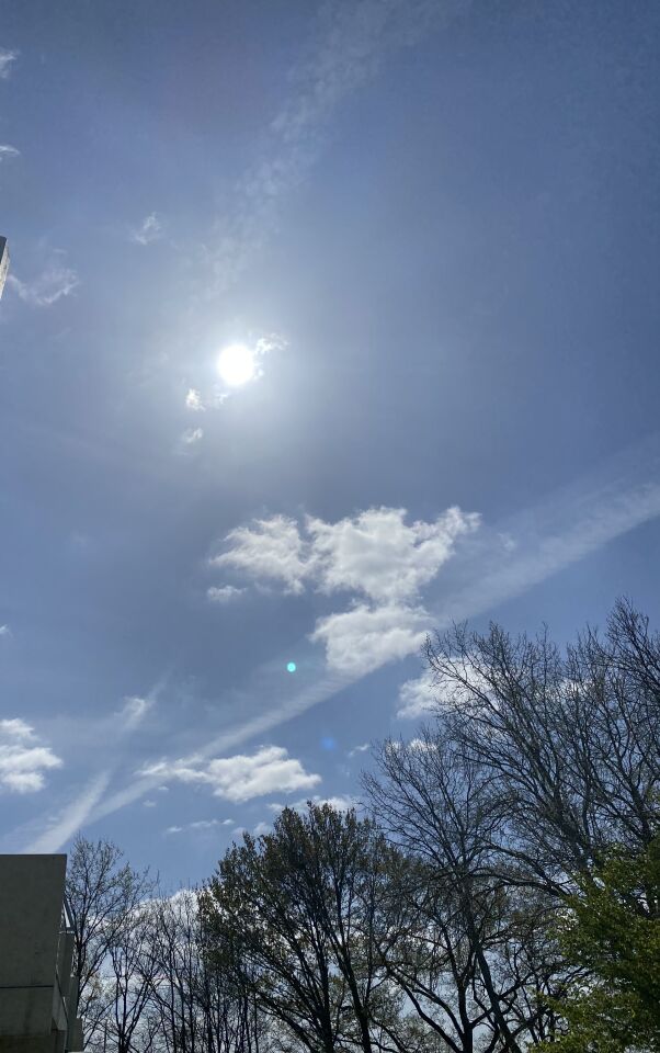 Blauw en een groene bol foto