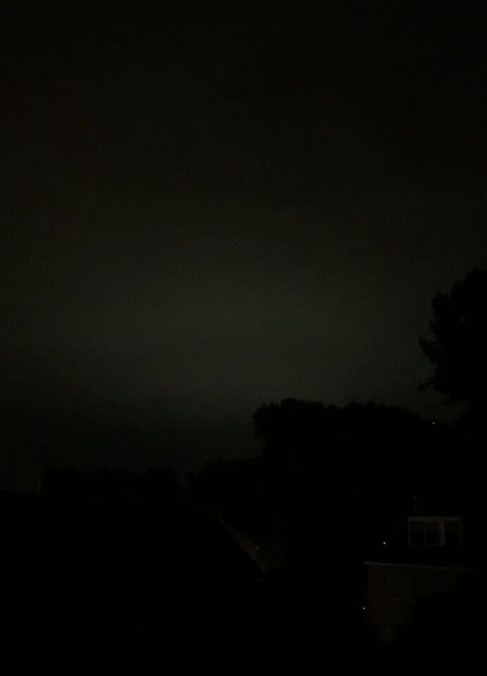 Lichtgevende lucht foto