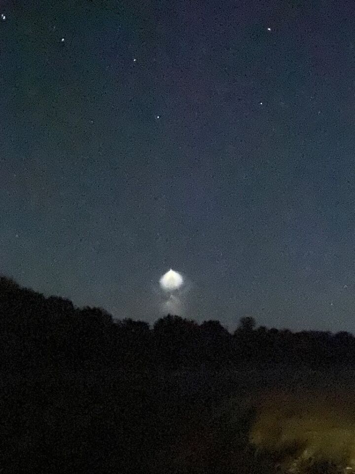 Driehoek van licht foto