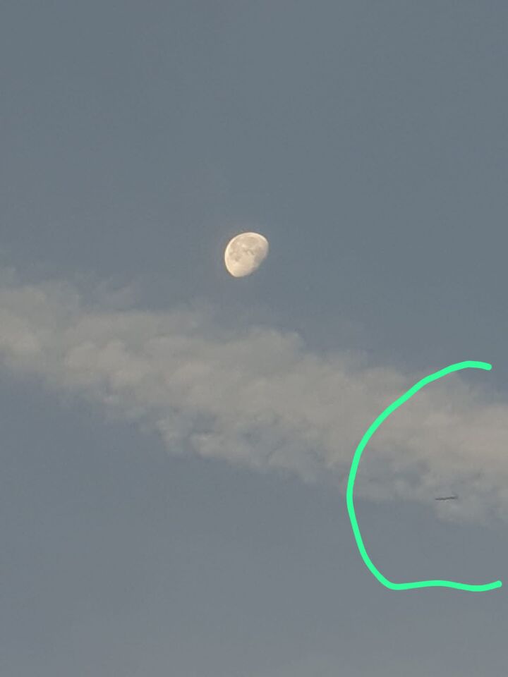 3 UFO's gezien foto