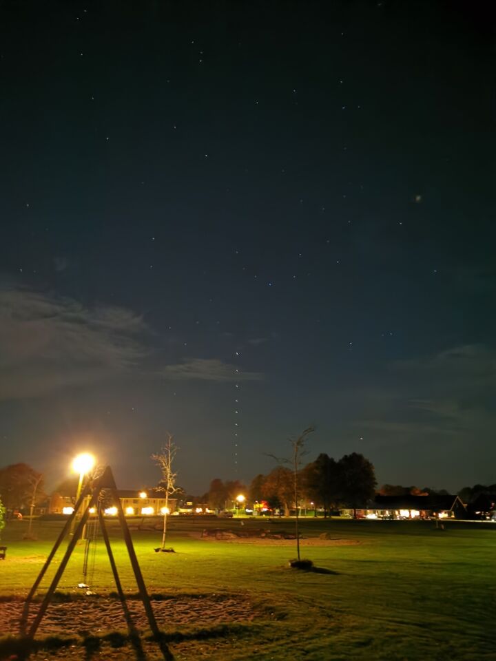 Rij lichtjes foto