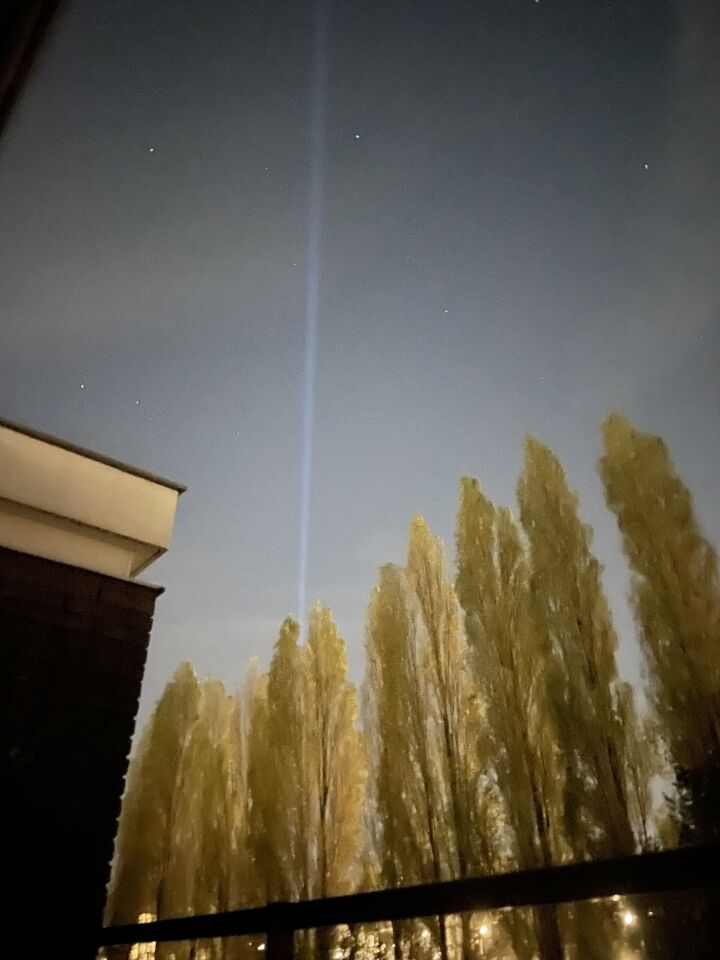 Een lichtstreep foto