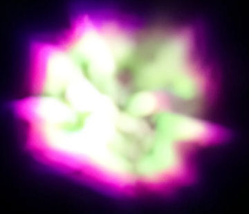 Ster/Bol vormig (plasma?) object foto