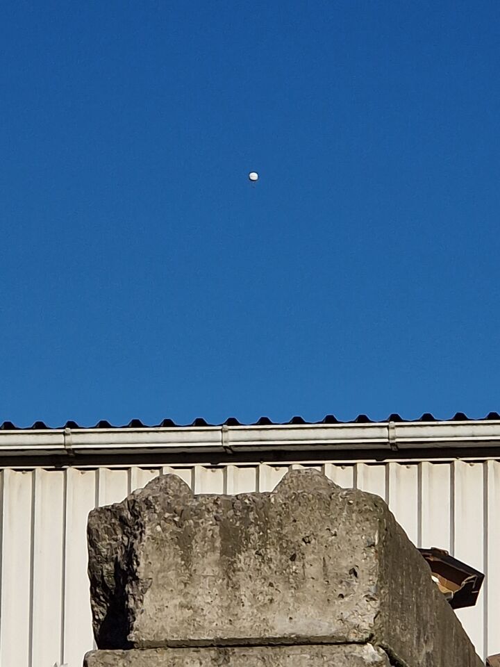 Grote witte bol Enschede foto