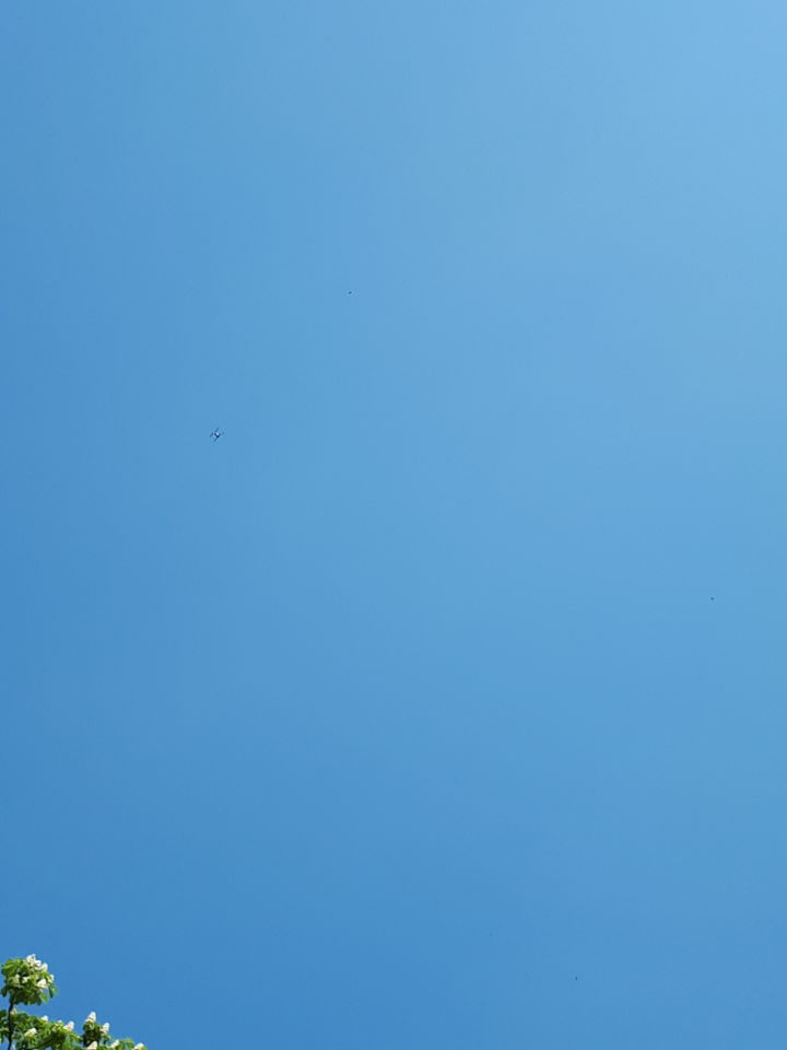 Ufo bij drone foto