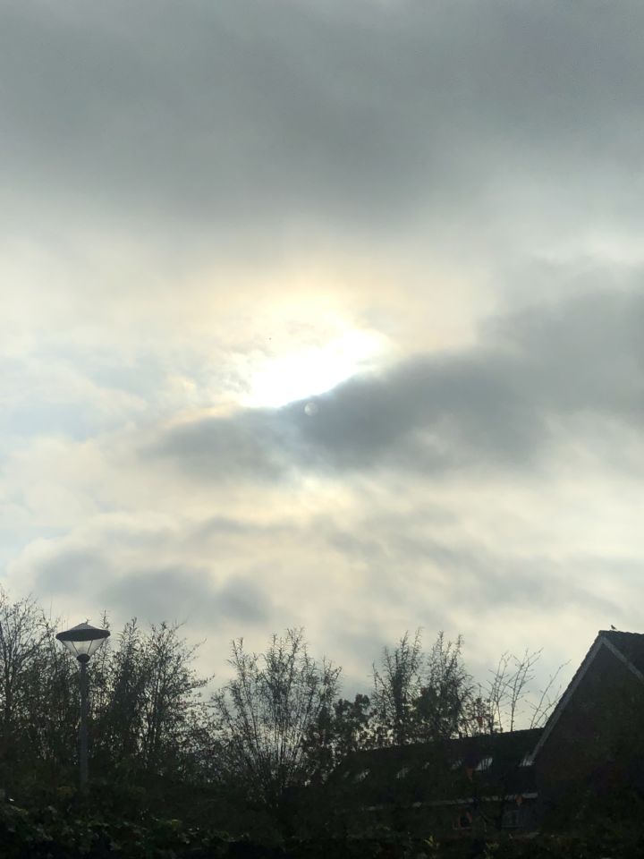 Grote bol onder de zon foto