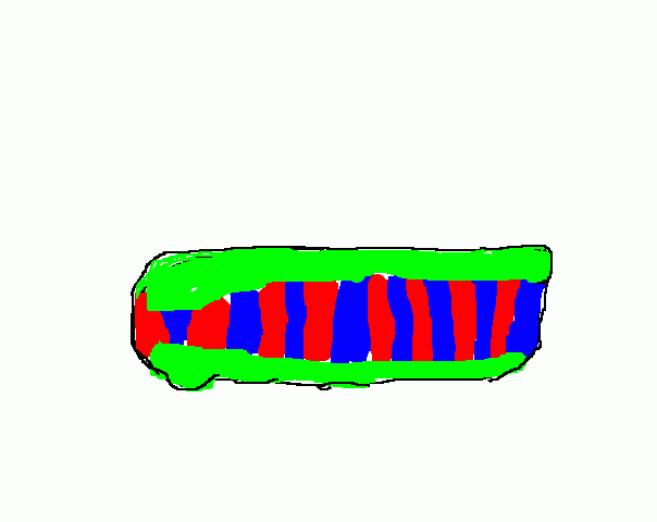 Bol met rode groene en blauwe lichtjes schets