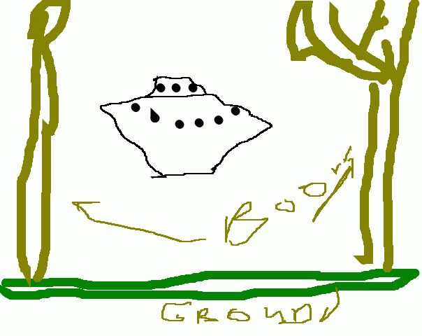 UFO gefilmt schets